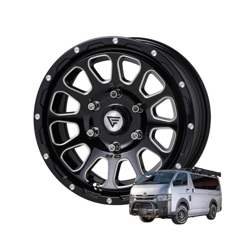 Amazon.co.jp: 【ハイエース 200系】DELTA FORCE OVAL 16×7.0J 6/139.7
